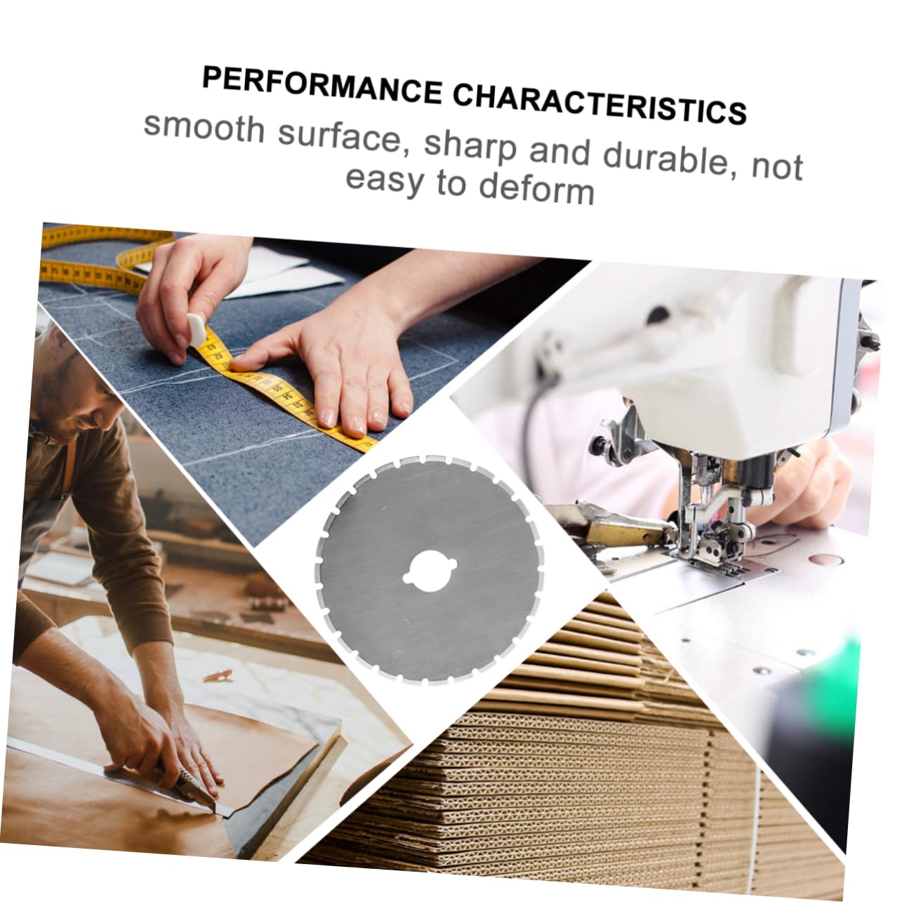 Ciieeo 14piezas Cuchillas De Corte Rotativas Con Estuche De Almacenamiento Cuchillas Para Manualidades Tela Cuero y Papel Acero Rectas Con Rayas Onduladas