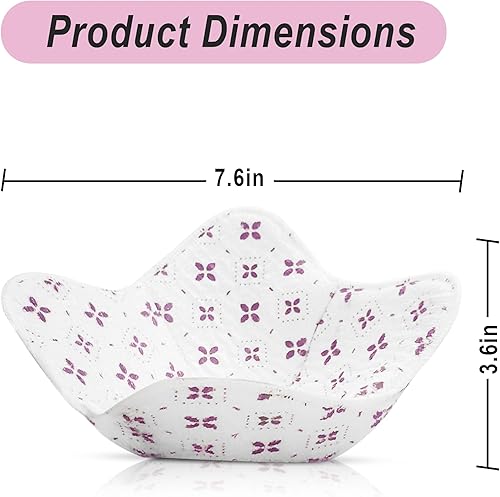 Miniatura 3 de Soporte acogedor para sopa con 4 bordes elevados, 4 soportes para microondas, resistente al calor y reutilizable para microondas