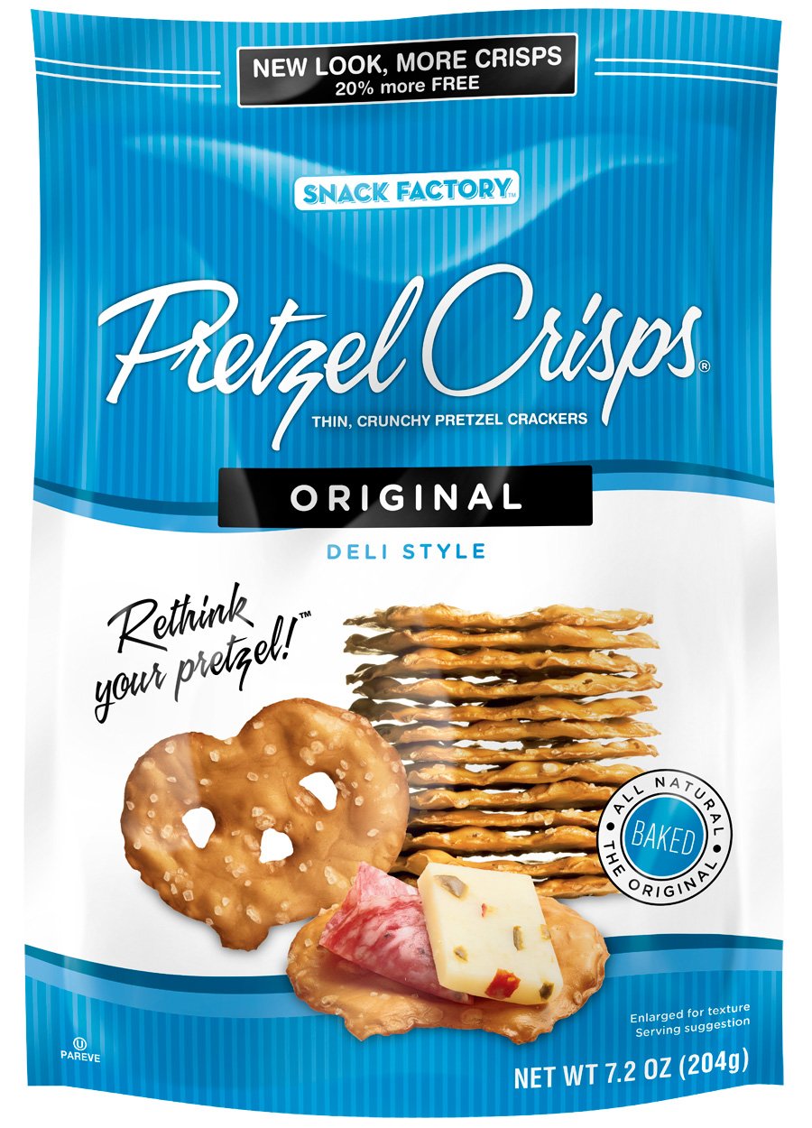 Pretzel Crisps Original, 7.2-Ounce (Pack of 12)
