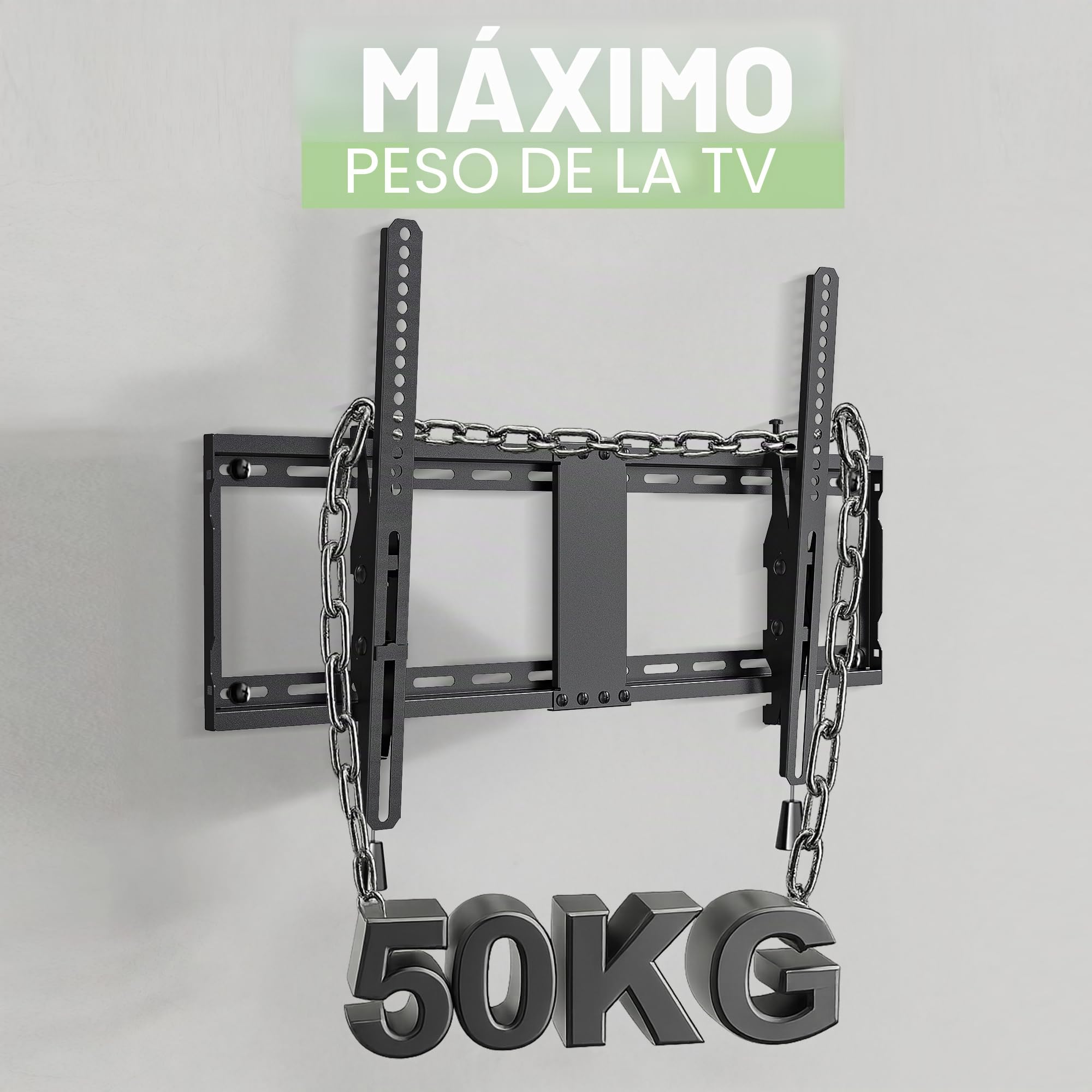 Soporte de Pared para TV de 32"-85" LED/LCD/Plasma TV Extensible Inclinable - Carga Máx. 50 kg - VESA Máx. 600x400mm