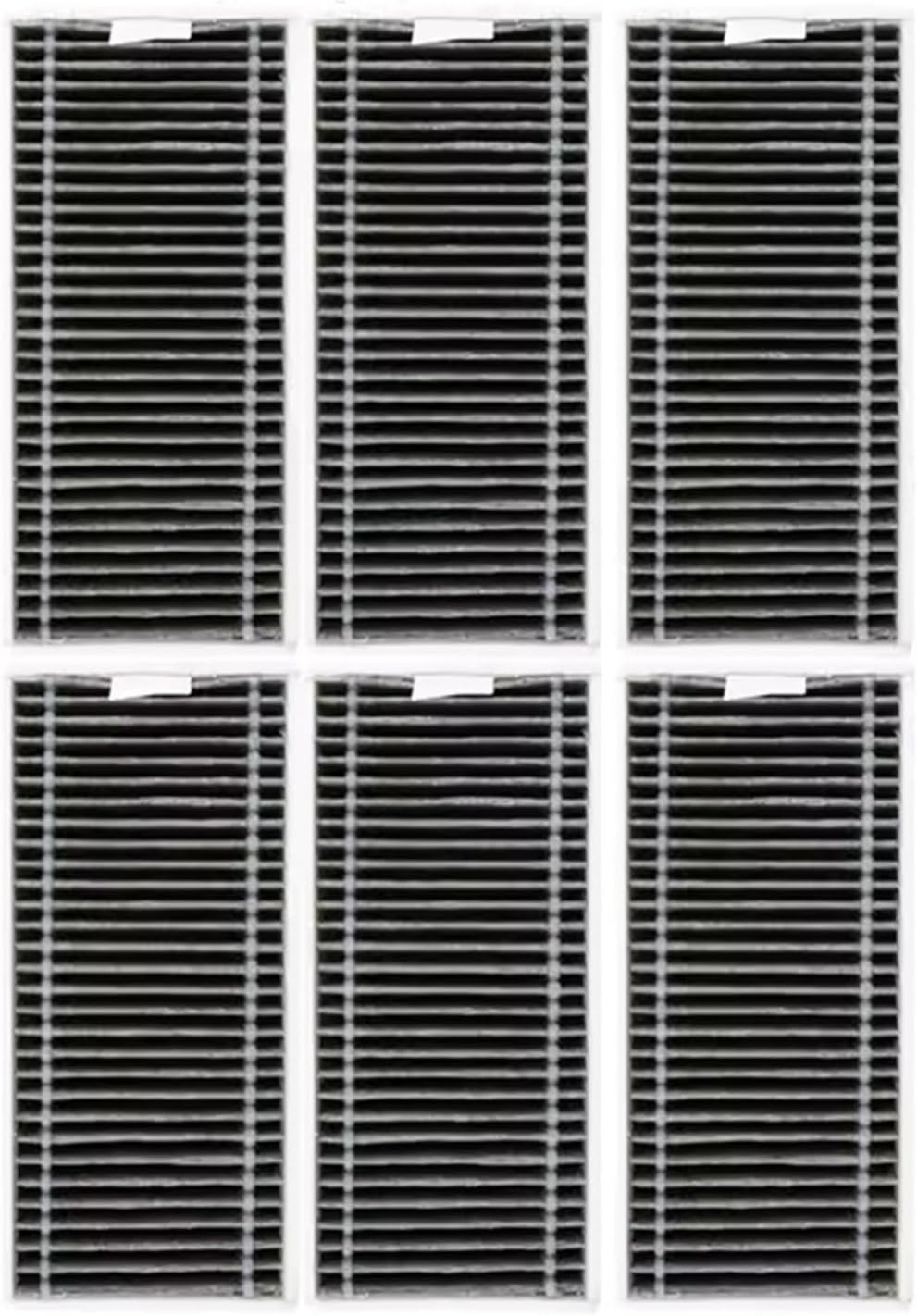 Parts Hepa Filter 6 pcs， Compatible for Ecovacs DEEBOT X9/X9 Pro/ X9 Pro Omni, Sweeping Robot Accessories