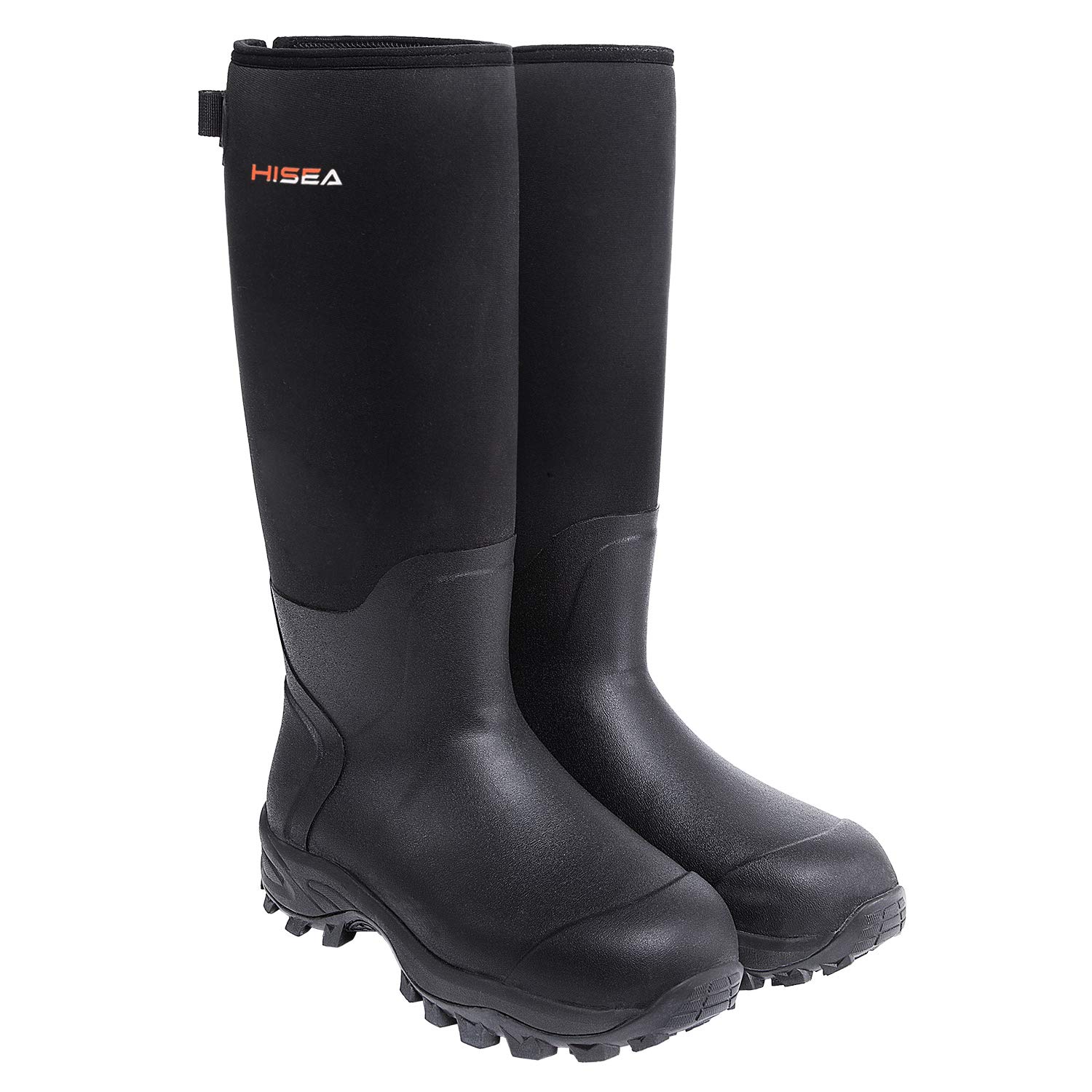 HISEAApollo Basic Hunting Boots for Men Waterproof Rubber Boots Rain Boots Neoprene Mens Boots
