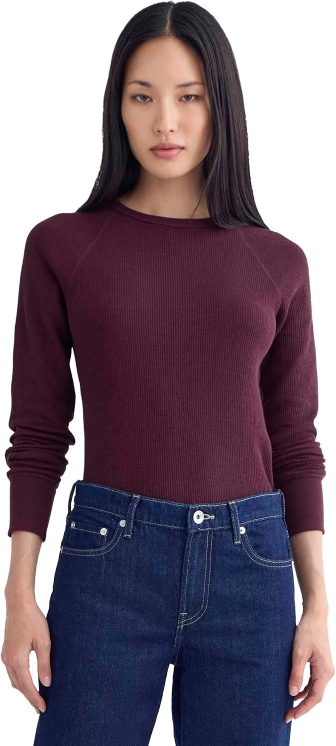 Everlane Women's Everlane Slim-fit Crew in Cozy Waffle