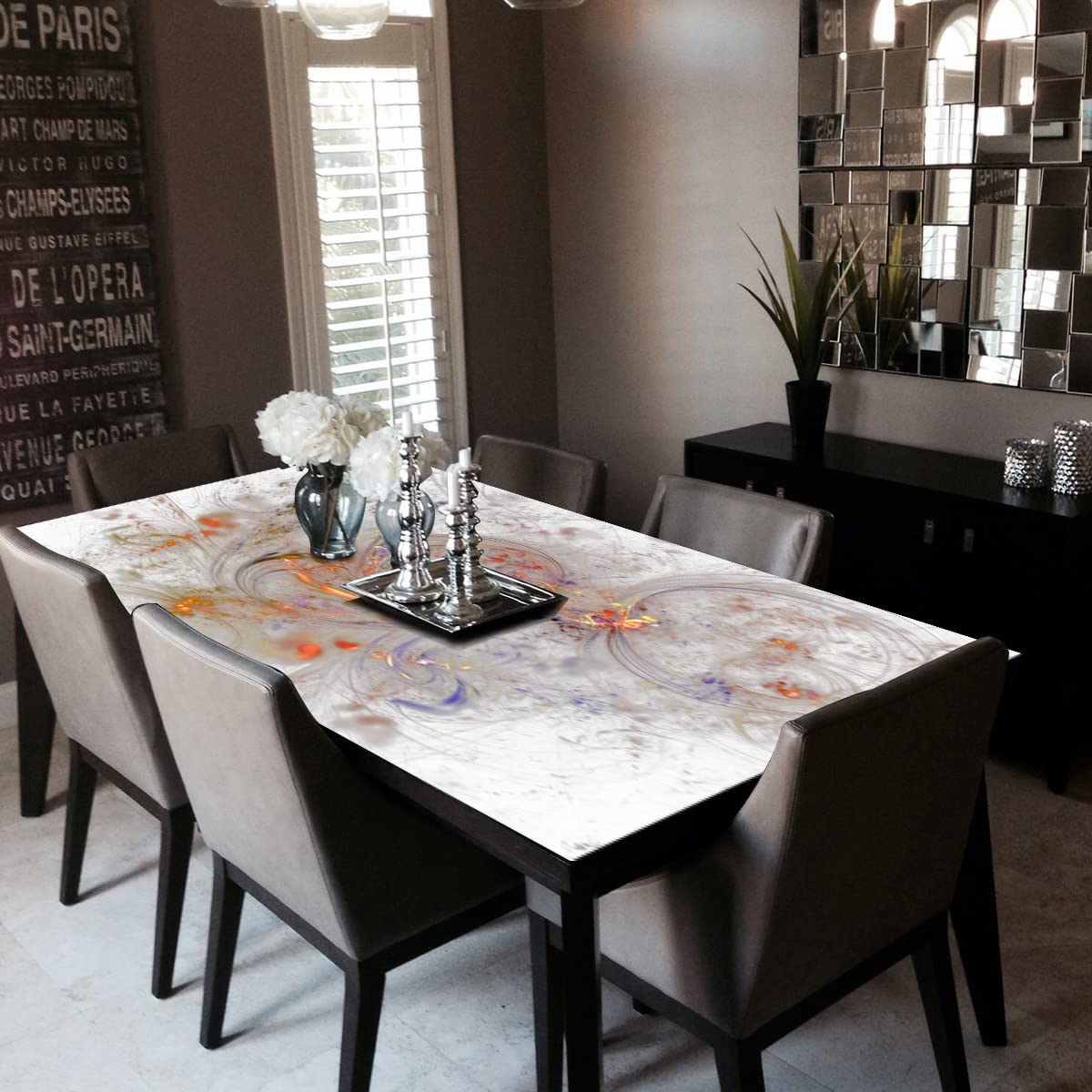 BP Design Solution White Flower Table Wallpaper for Dining Table/Fridge/almirah/Table (Self Adhesive Vinyl, Water Proof (42x60 inch) (B09JKL75MZ) Amazon Price History, Amazon Price Tracker
