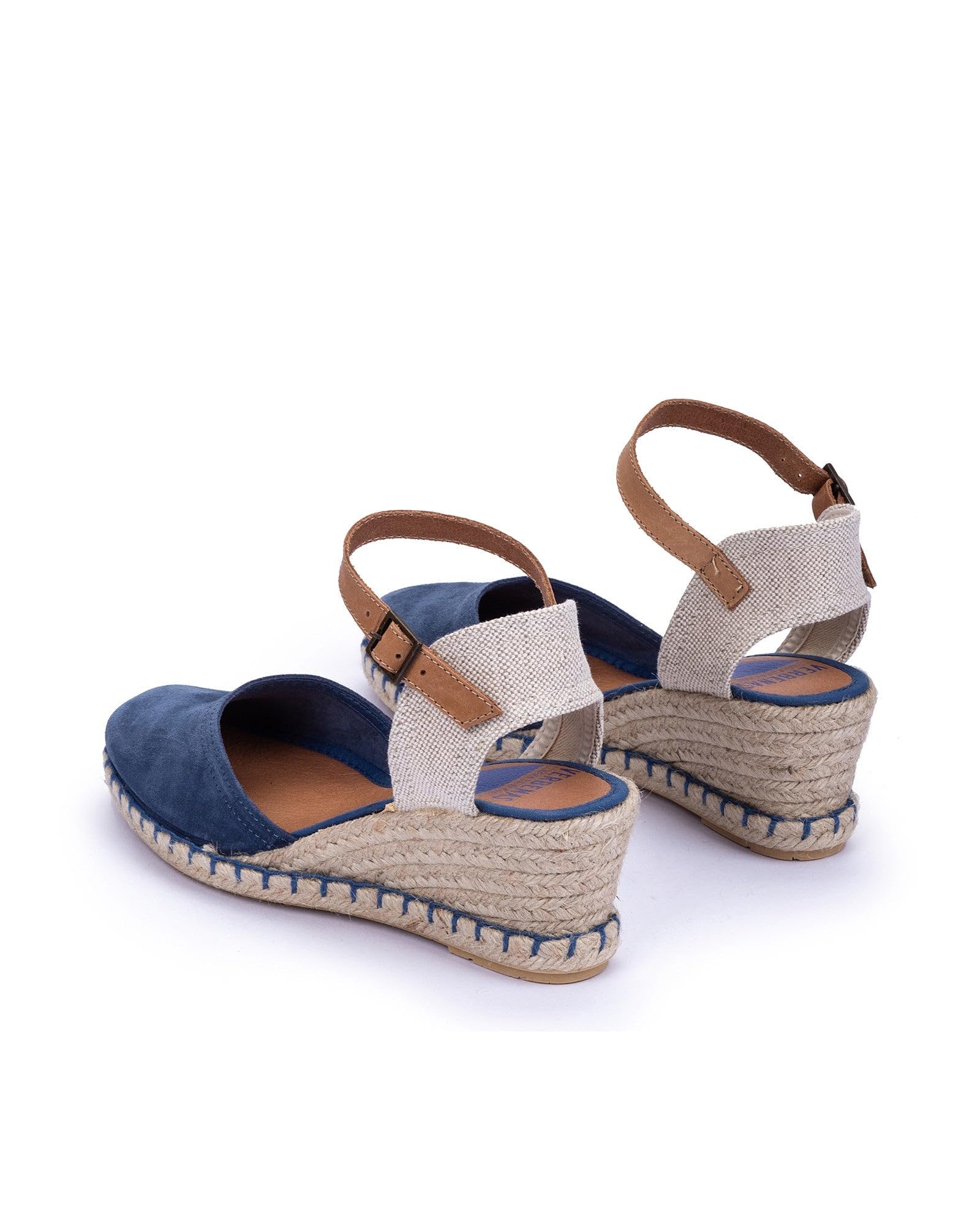 VERBENAS Espadrillas con Zeppa Malena Serraje Iris