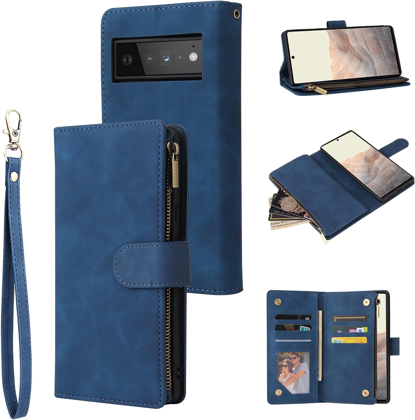 UEEBAI Wallet Case for Google Pixel 6 Pro