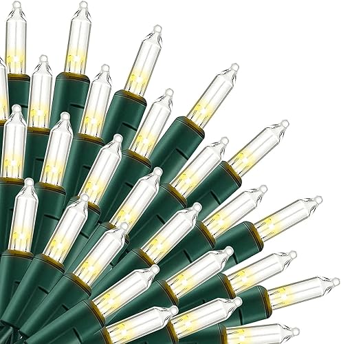 Miniatura 8 de Uptotop Guirnalda de 100 luces de Navidad, 20 pies, impermeable, enchufable, decoración para fiesta del día de San Patricio, suministros de
