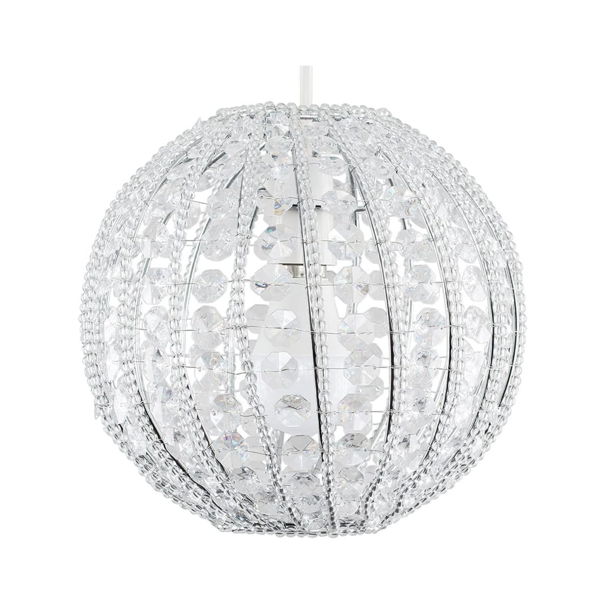 Valuelights Bead Acrylic Ball Pendant Shade