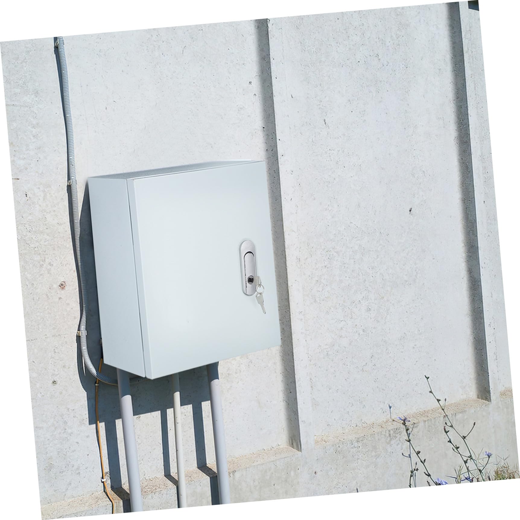 Wetterfeste Edelstahl verteilerdose Robuste Aufputz steuerbox für Außenbereiche Sichere Elektrische Anschlussbox mit Verstärktem Schutz für Hausstromverteilung