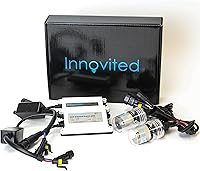 Vista 1 de Innovited Bombilla de xenón HID H1 10000K x 1 par con 2 balastos digitales platino de 55 W (azul océano)