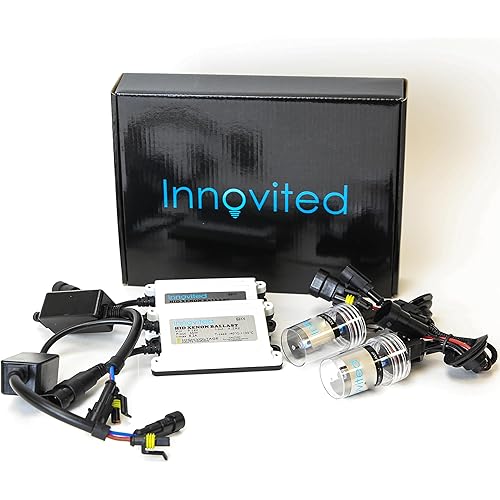 Innovited H1 8000K HID Xenon Bulb x 1 pair bundle with 2 x 55W Platinum Digital Ballast (Ice Blue)