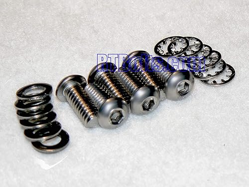Tornillos puede usarse con Harley 5 o 6 Hole Derby Cover  Big Twin  Sportster - Dyna - Softail - Touring - Trike - Acero inoxidable
