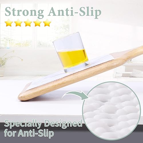 Miniatura 2 de Revestimiento de cajón y estante de 2 capas para gabinete de cocina 12 pulgadas x 20 pies antideslizante impermeable papel de estante no adhesivo