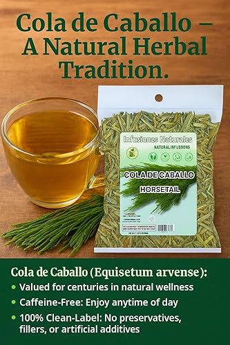 Miniatura 5 de Cola de Caballo TE (hierba cola de caballo 4 oz.) (3.99 oz), Cola de Caballo Hierba, té de planta cola de caballo, hierba de afeitar hoja suelta té