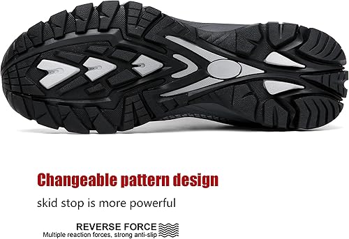 Miniatura 4 de ulogu Waterproof Hiking Shoes for Men Women Comfy Lightweight All Day Work Walking Shoes 6-Month Warranty