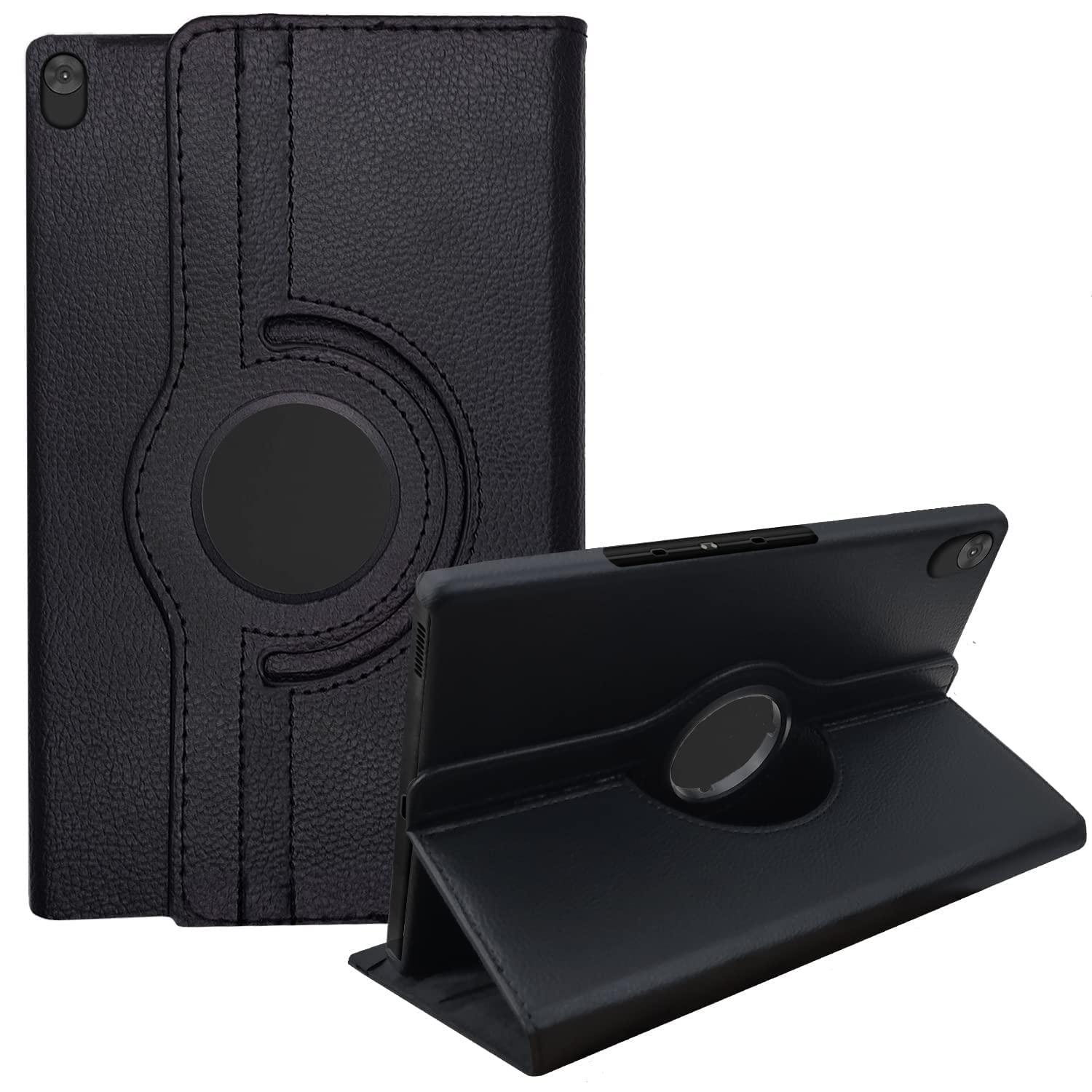 M Cart Leather Folio Flip Case with Viewing Stand Protective Cover for Lenovo Tab M10 HD 10.1 Inch [Model: TB-X505X / TB-X505F / TB-X505L / TB-X605L / TB-X605F]