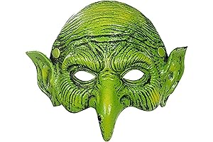 KIPETTO Adult Green Goblin Halloween Costume Mask