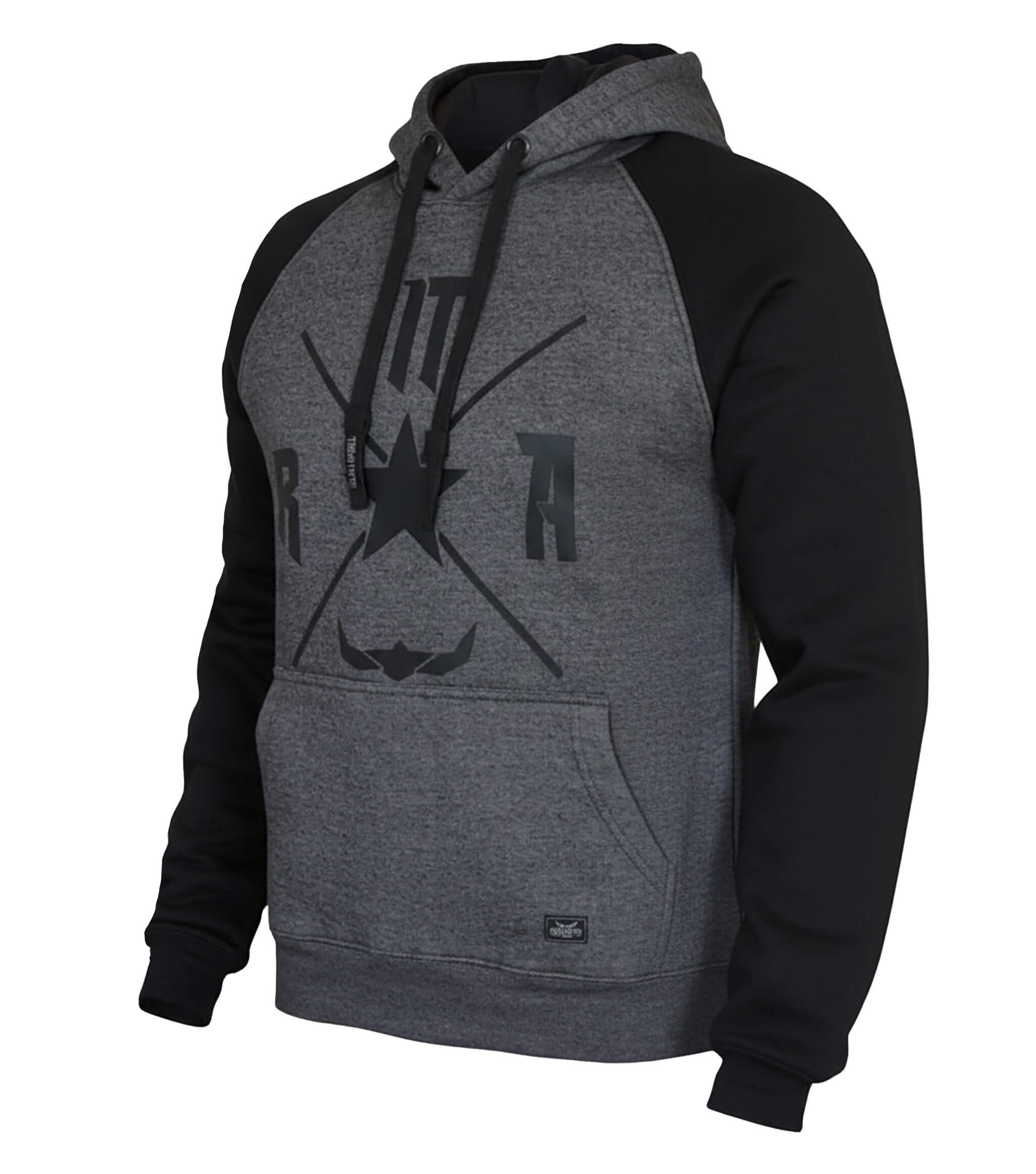 ROCK-IT Apparel Sudadera con Capucha para Hombre Raglan de Dos Tonos Sudadera con Capucha Urban Streetstyle con Capucha Tallas S-5XL Sudadera sin Cremallera Sudadera