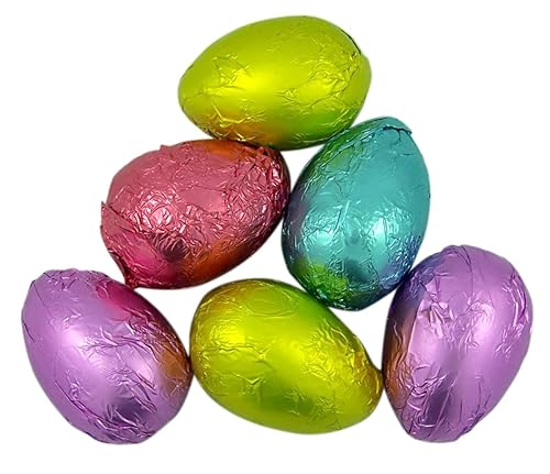 Miniatura 2 de Huevos de Pascua con chocolate con leche belga Peekaboo con relleno de cesta central de malvavisco, 6 huevos en total