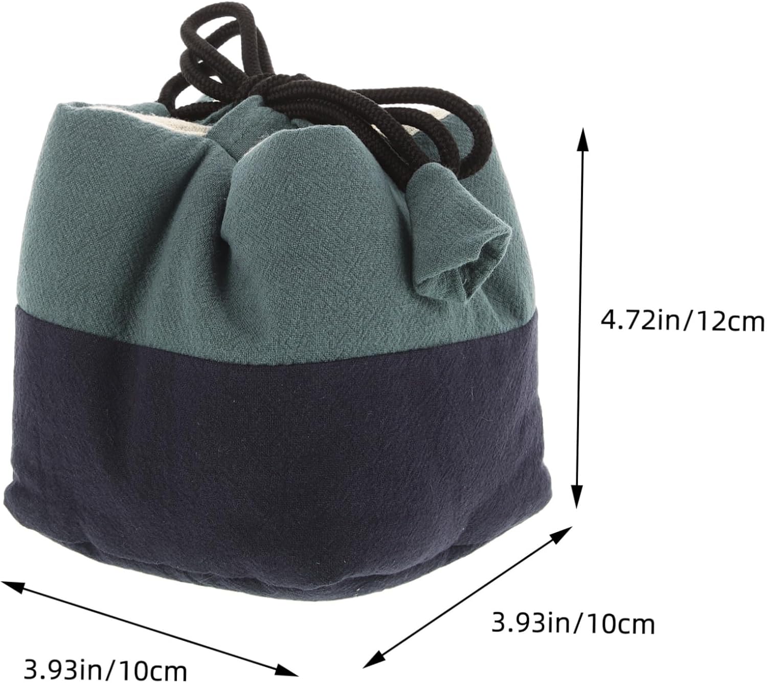 5pcs Elegant Decorative Teaware Bag Kung Fu Tea Storage Portable Teapot Carrying Bag Easy Pull Drawstring