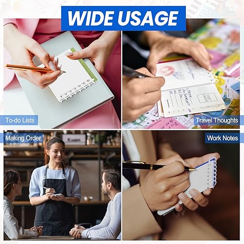 Miniatura 7 de Geyee Bloc de notas pequeño de prisma a granel, bloc de notas de bolsillo, mini cuadernos de Navidad con purpurina para niños, recuerdos de fiesta,