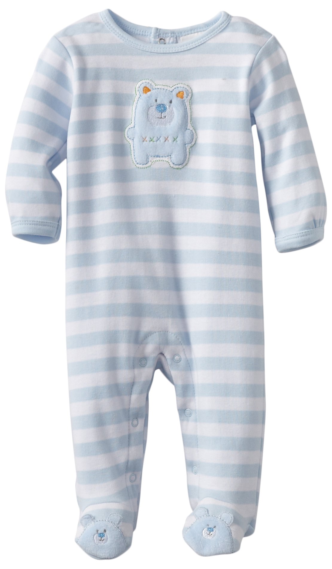 Grenouillère à rayures Absorba pour des nuits douces de bébé garçon - 2