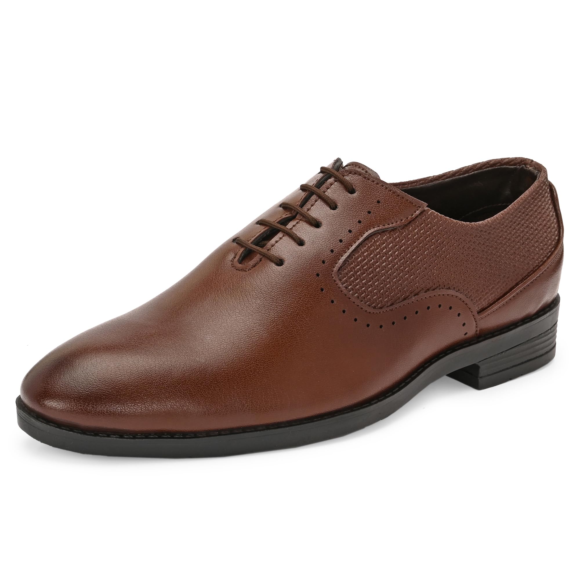 Men's Formal Loafers | Slip On Office Shoes for Man | Premium Leather Look | Cushioned Memory Foam Insole | Lightweight Breathable Shoes for Men Formal | Anti-Slip TPR Sole for Wedding & Corporate Wear (9641)-image-47