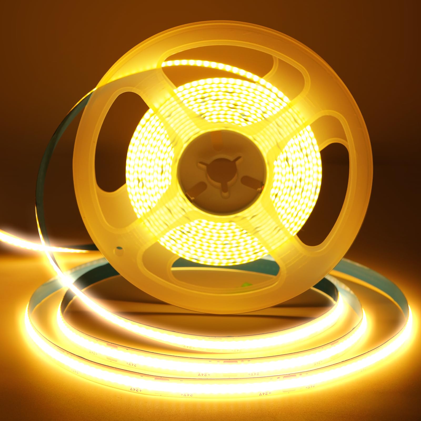 Amdelne COB LED Streifen 2M - Dimmbares LED Licht Set Mit Fernbedienung