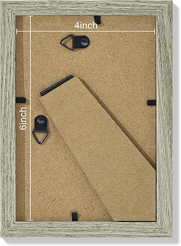 Vista 377 de Vittanly - Juego de 9 portarretratos, plexiglás resistente a rupturas, exhibe fotos de 12 x 12 pulgadas o, con paspartú, de 8 x 8 pulgadas, marcos