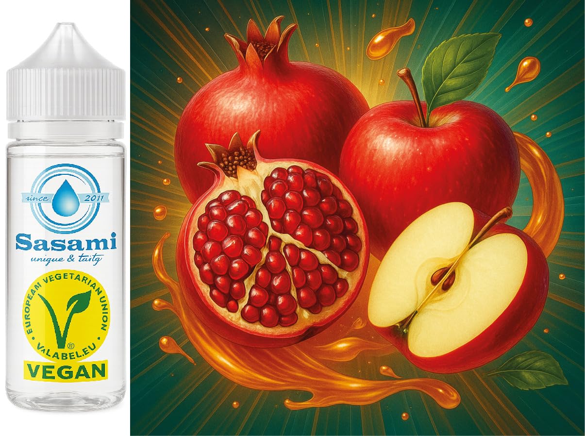 Ruby Pomegranate - Granat Jabłko Aromat Koncentrat - Wegański - Sasami - 100ml
