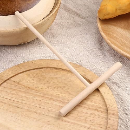 Miniatura 5 de Cabilock Crepe de madera distribuidor de panqueques distribuidor de masa uniformemente papel fino panqueques plancha herramienta