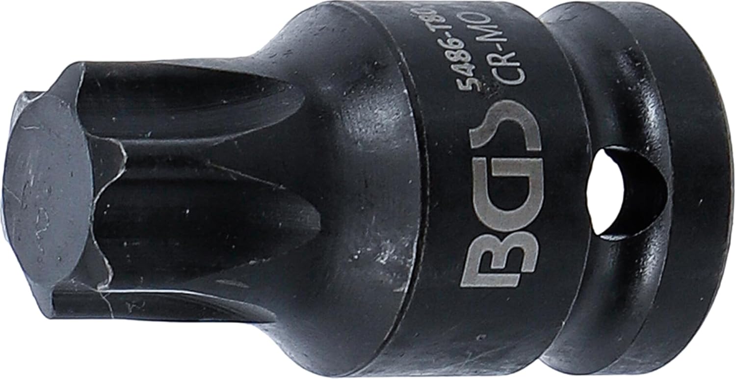 BGS 5486-T20 | Impact Bit Socket | 12.5 mm (1/2") Drive | T-Star (for Torx) T20