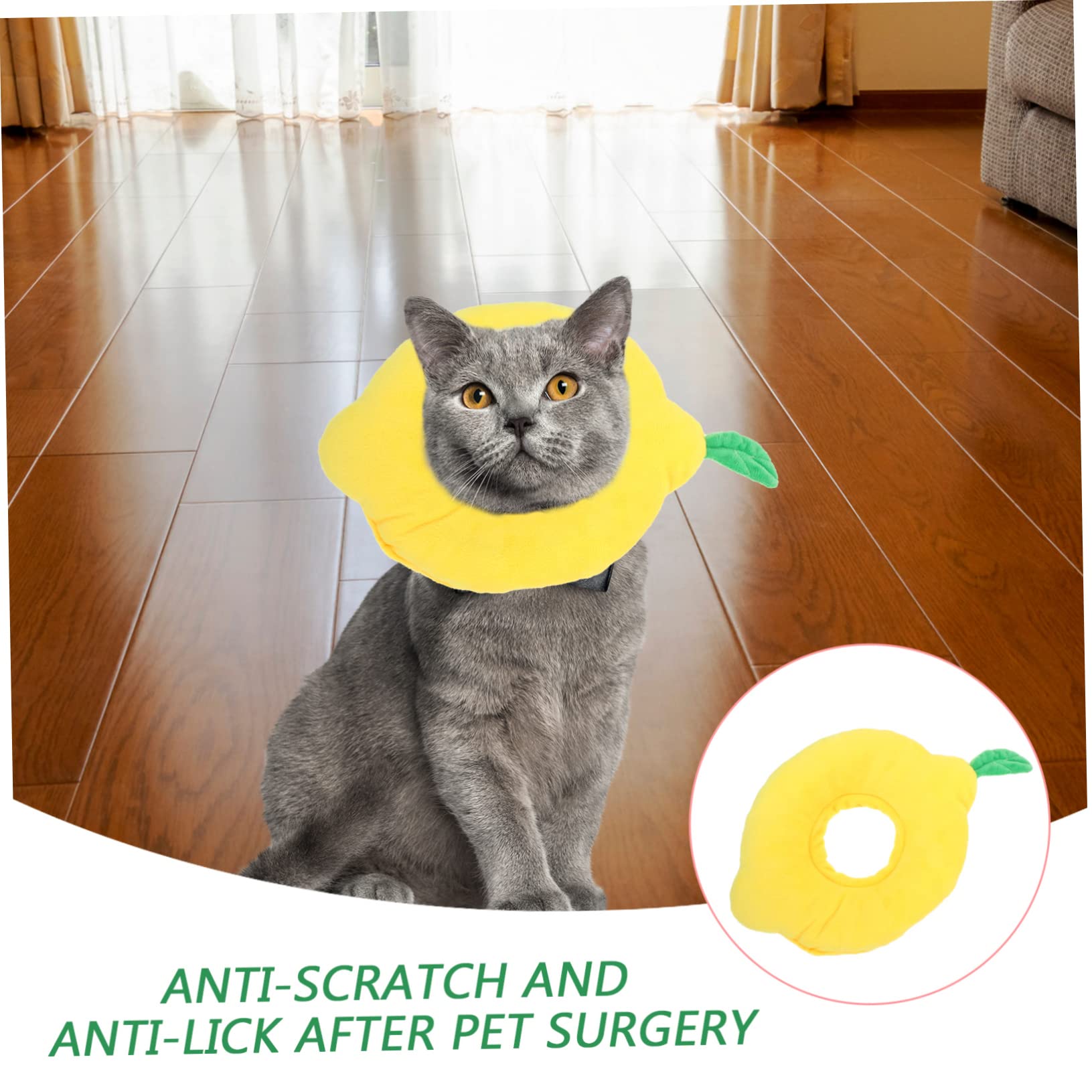 Didiseaon 3pezzi Collare Elisabettiano Morbido Per Gatti Collare Di Stile Per Ferite e Guarigione Postoperatoria Accessorio Comodo Per Animali Domestici