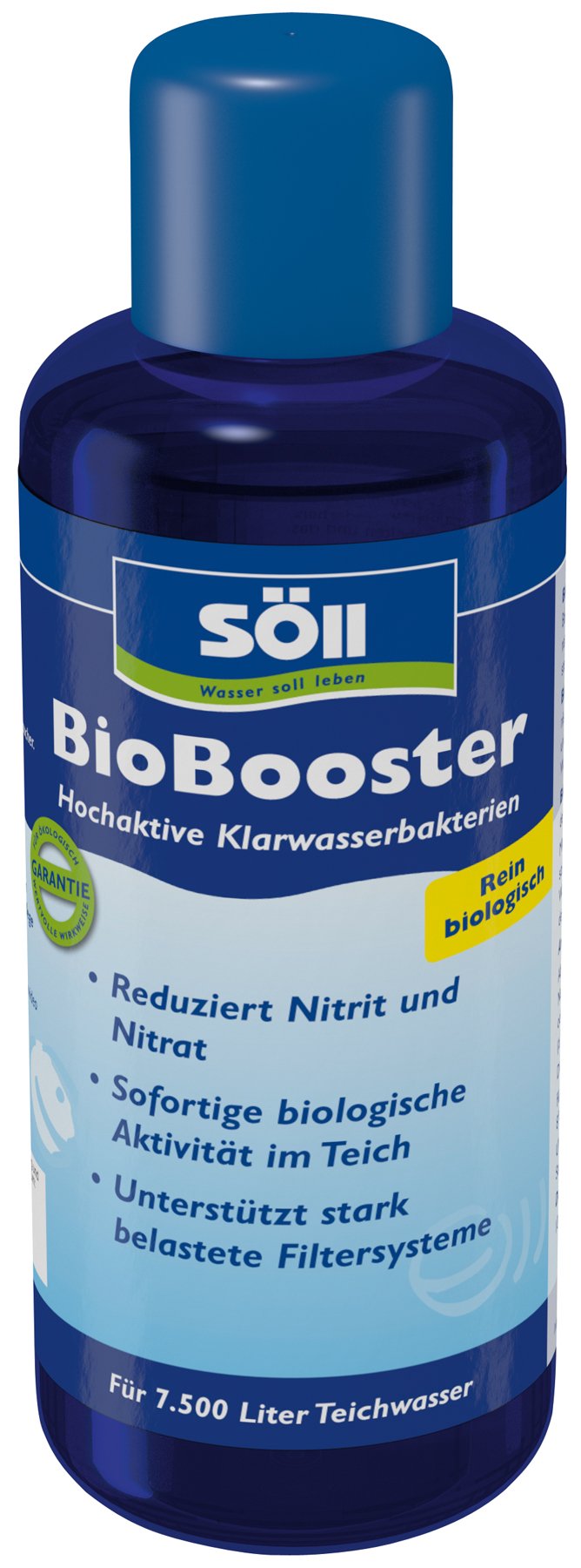 Söll Biobooster Środek do Uzdatniania Wody, Niebieski, 250 ml na7.500 litrów
