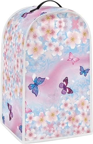 Miniatura 3 de Blossoms - Funda acolchada para licuadora con diseño floral de mariposas para cocina, contra el polvo, huellas dactilares, protección fácil de