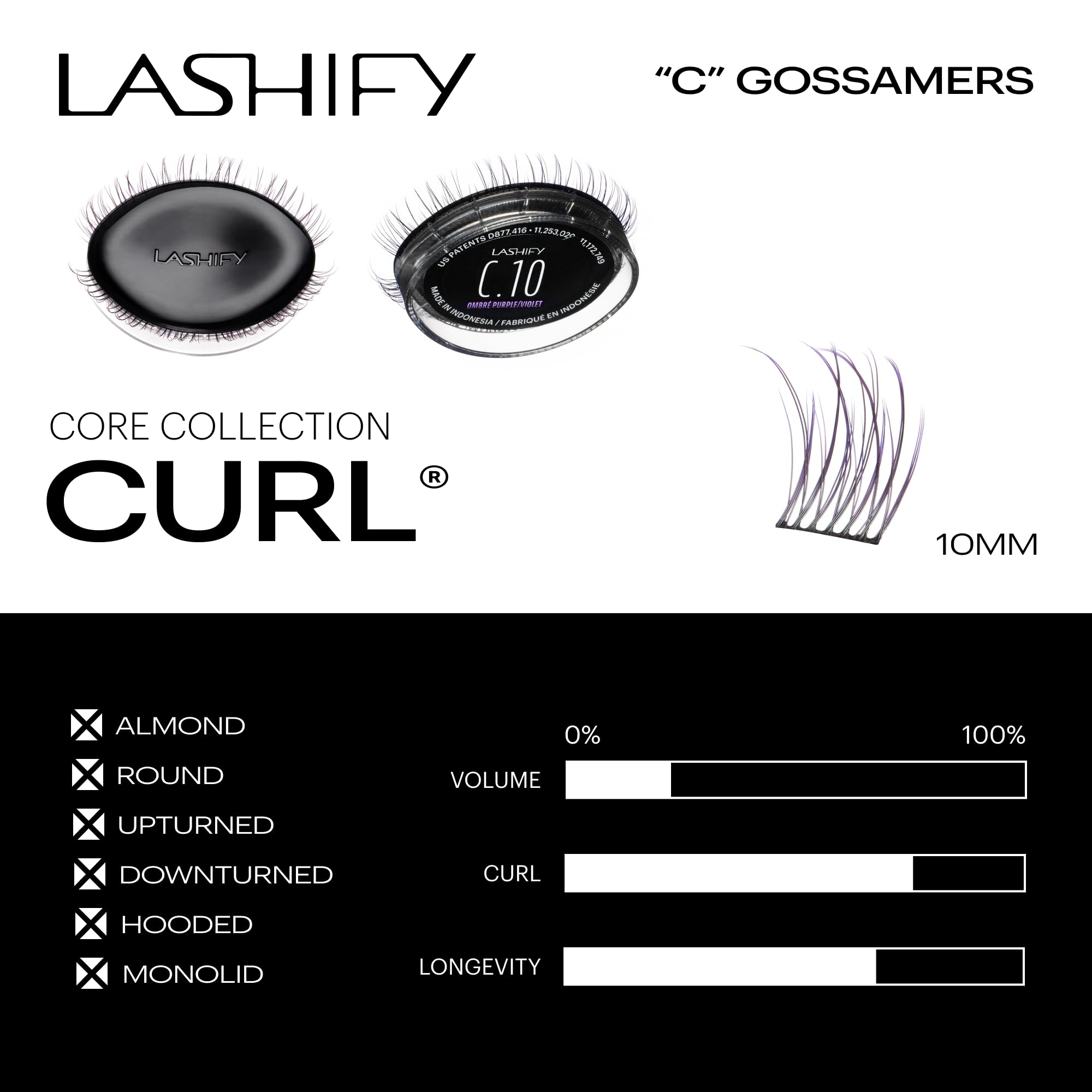 Lashify Curl Gossamer Eyelash Extensions Refill