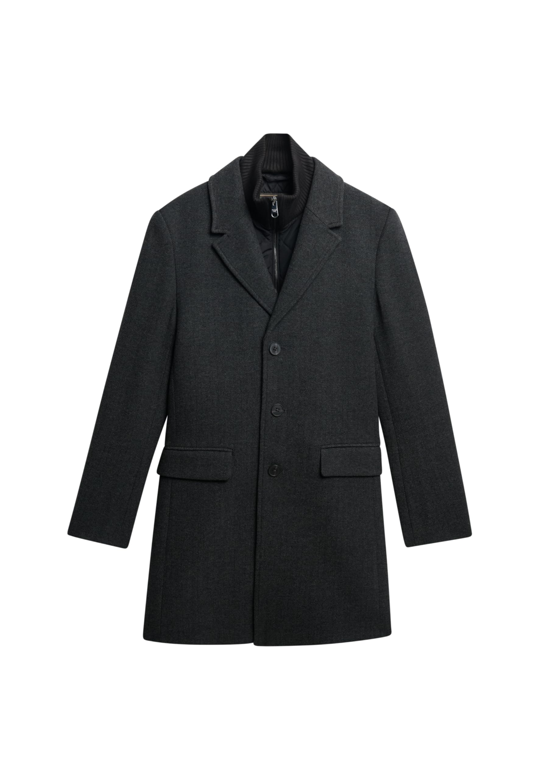 Superdry Tailored 2 In 1 Town Coat (UK, Alpha, XL, Regular, Regular, Green/Aqua)