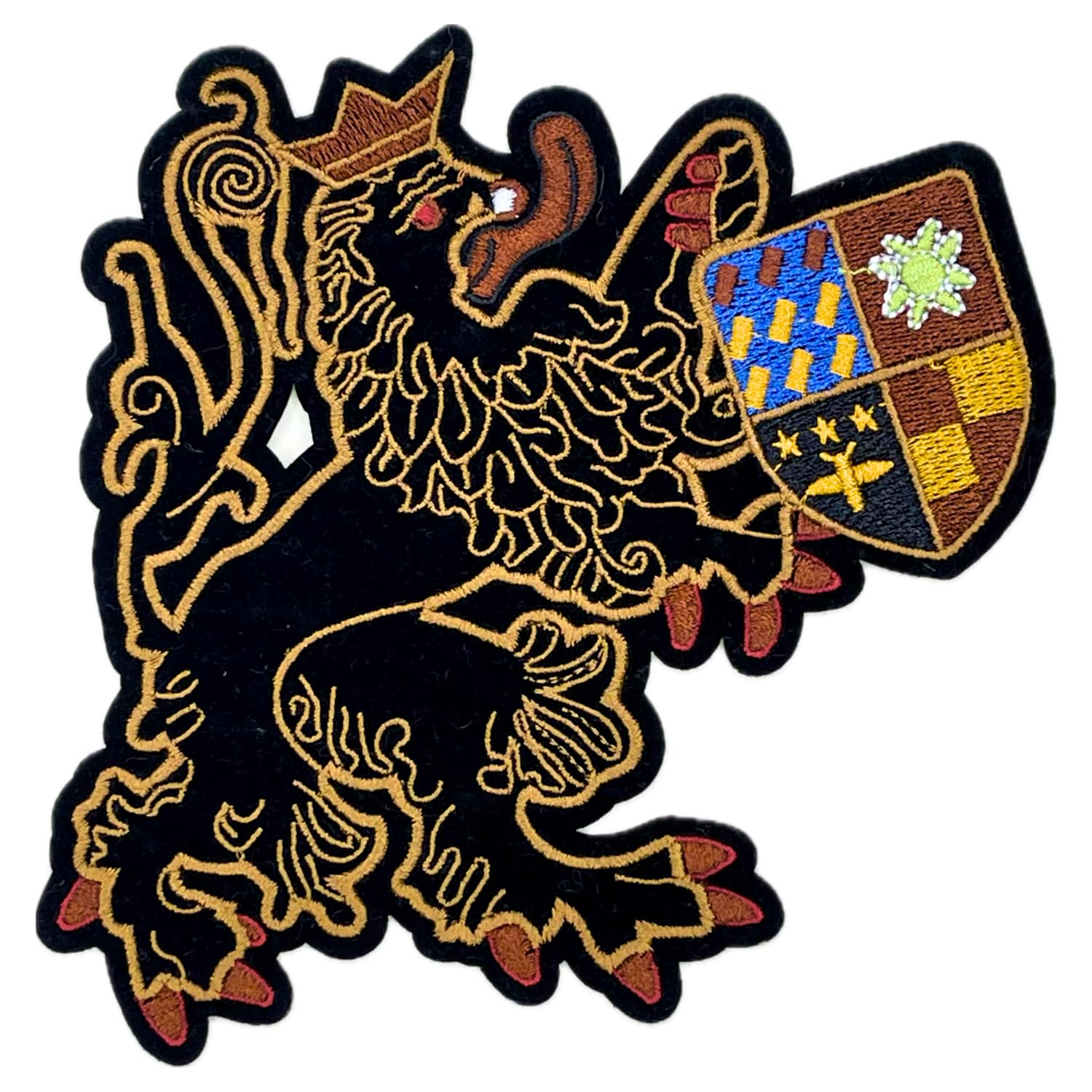 Ani Accessories Griffin Dragon Avatar Embroidery Patches for Clothing DIY Sewing on Applique Clothing Patch Applique Hoodies Applique Student School Group Dress Decoration