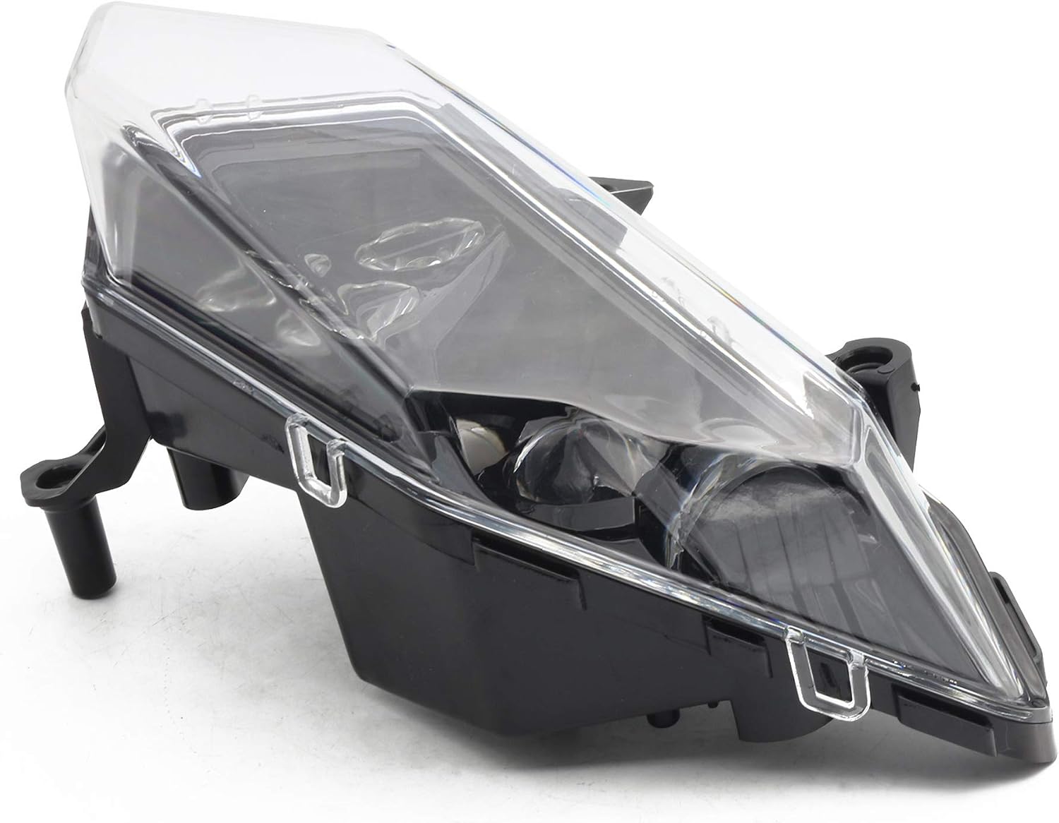 LED Driver Headlight Assembly Clear Lens Compatible with Can Am Maverick X3 Max X3 R Turbo DPS 2017-2018