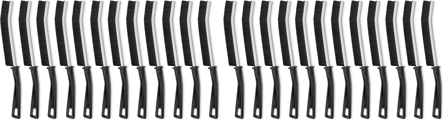 Amazon Basics Hard Bristle Grout and Tile Cleaning Brush, 12-Pack