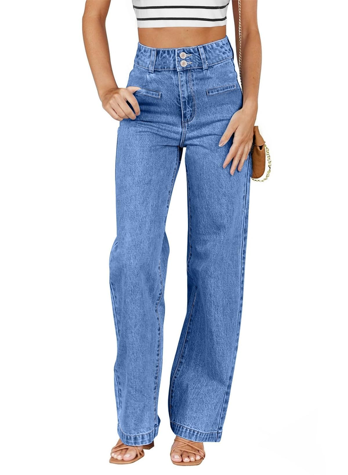 Sidefeel High Waist Straight