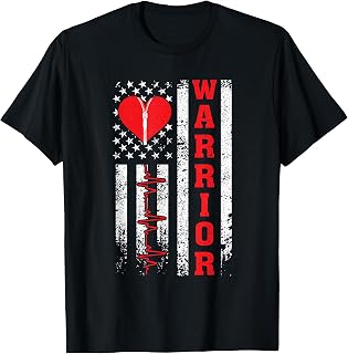 Open Heart Surgery Warrior Gift for Heart Patients Survivor T-Shirt
