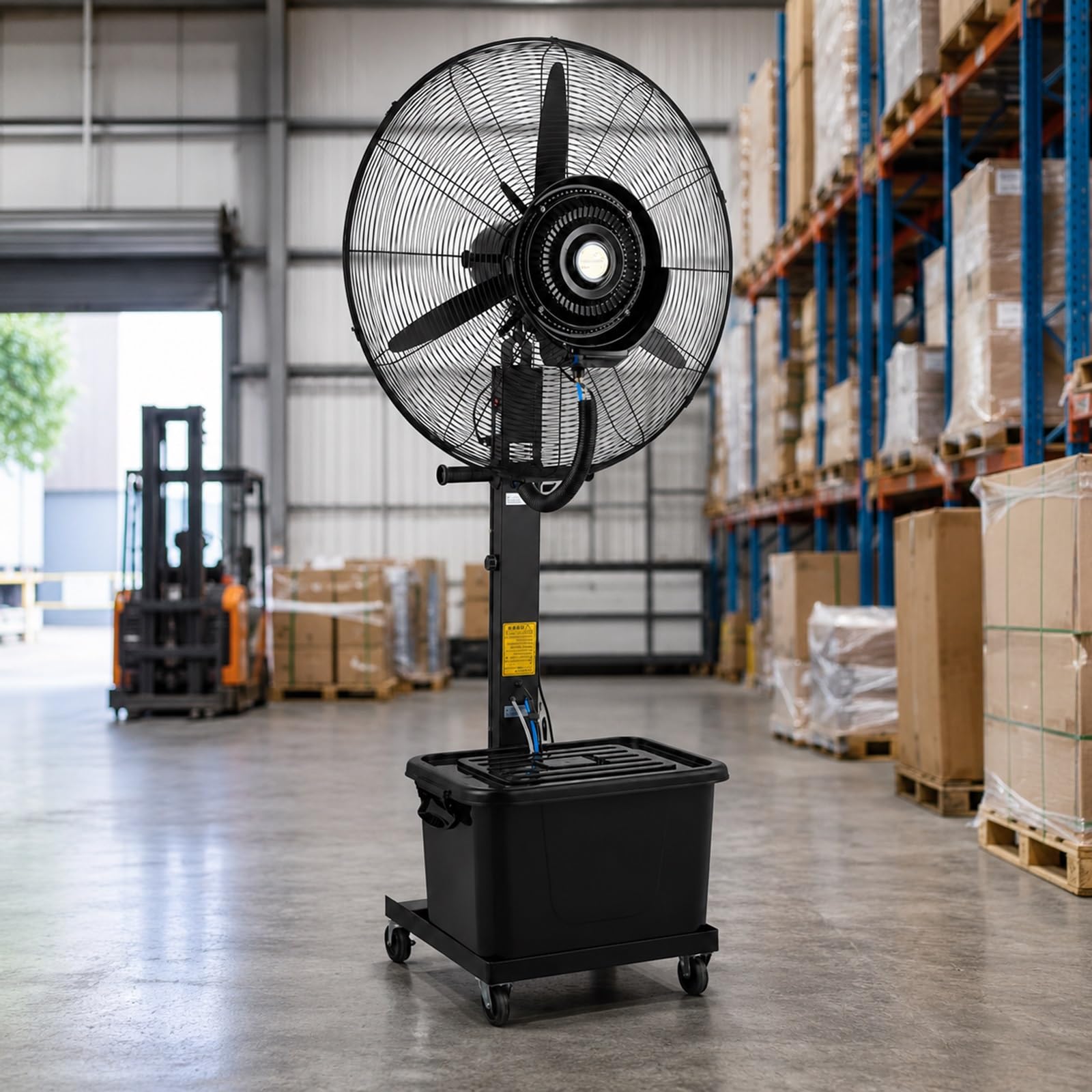 Ventilatore Nebulizzatore Da Esterno Resistente, Commerciale A Piantana