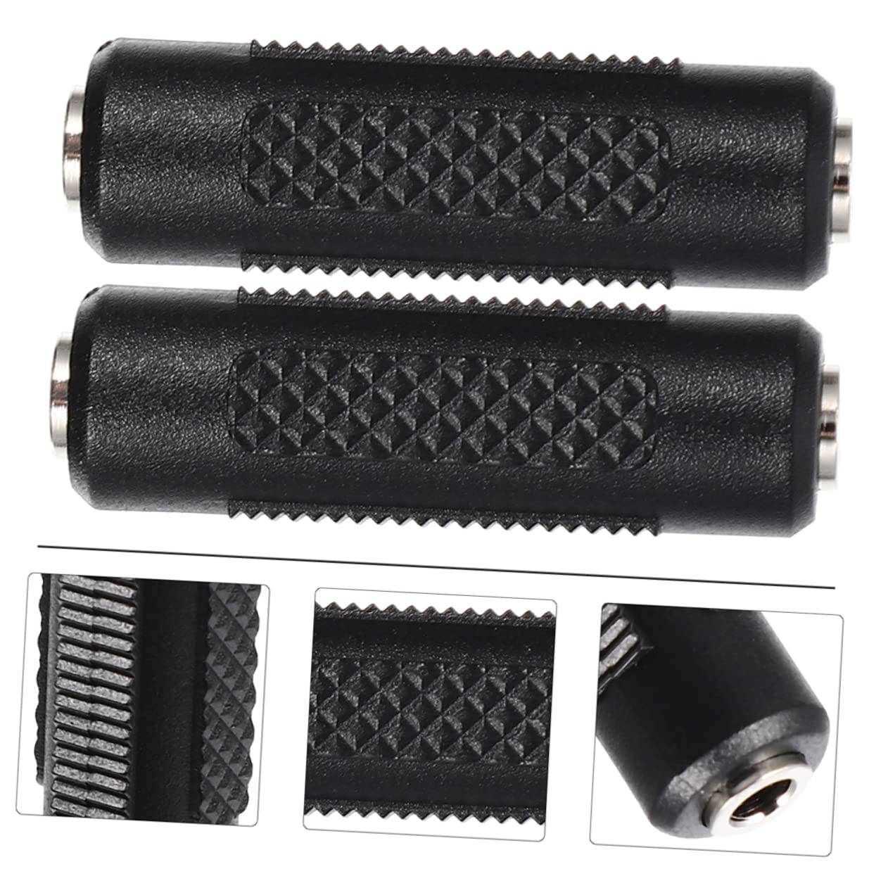 Mikikit 5 Set Di Adattatori Audio Ad Ampia Compatibilità Adattatore Stereo Da Femmina A Femmina Da 3 5 Mm Per Microfono Cuffie E Interfacce Audio 6 Pezzi*5