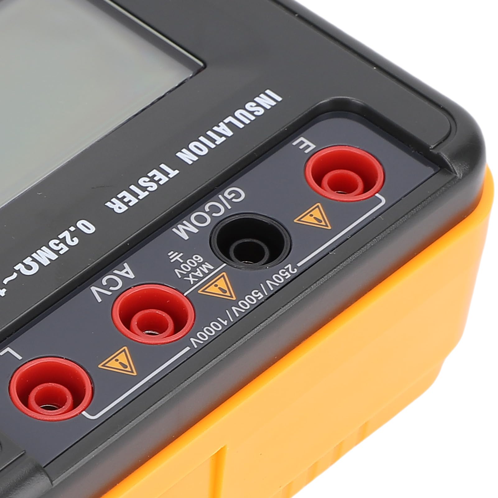 ViaGasaFamido Probador de Resistencia de Aislamiento, Material ABS, Medidor de Aislamiento Digital con Precisión de Alto Voltaje para Aplicaciones de Energía Eléctrica