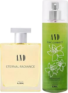 AND Eternal Radiance Eau De Parfum 100ML & Chic Connect Body Mist 200ML Pack of 2 for Women Crafted by Ajmal Price In India