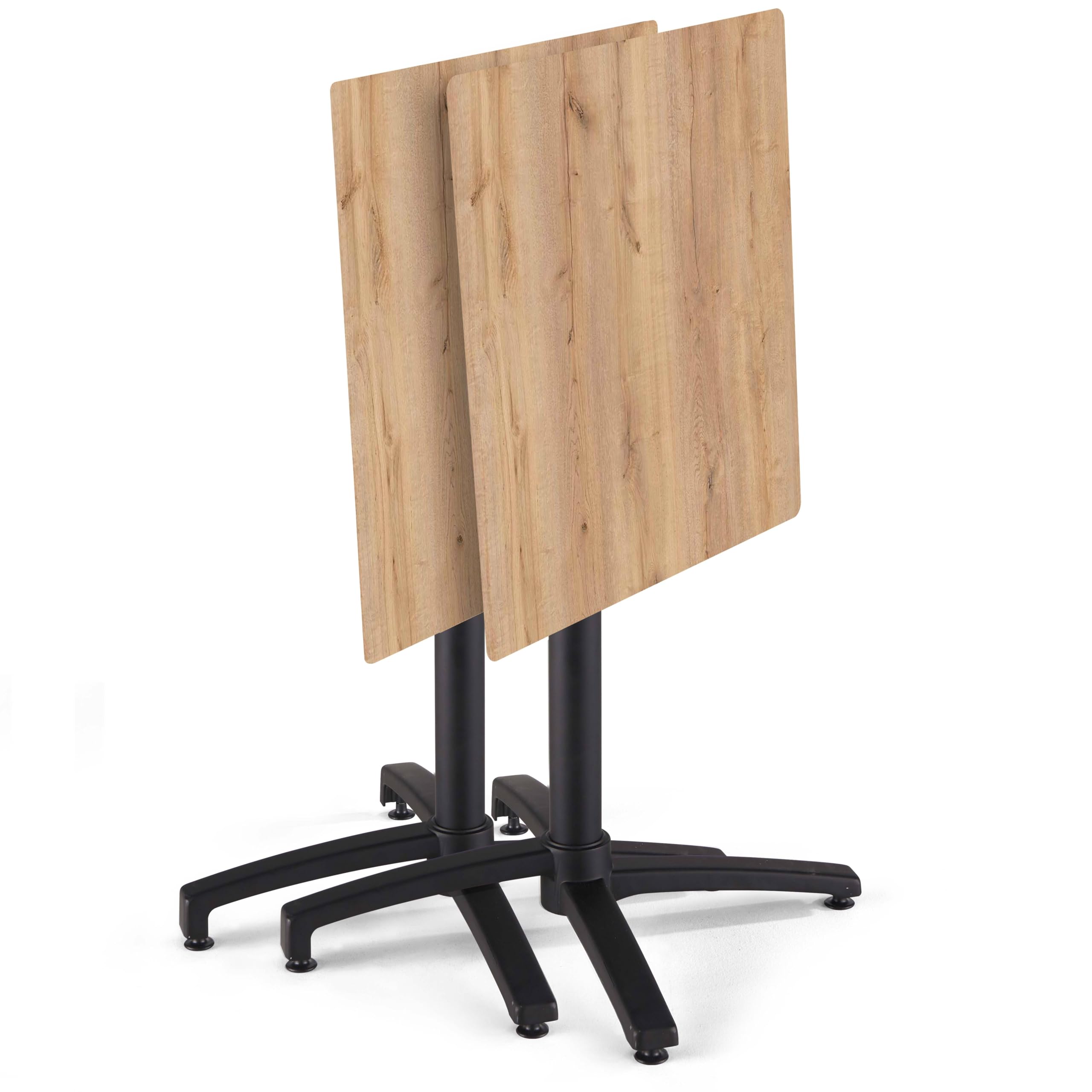 Oviala Plateau de Table stratifié 60x60 cm chêne Brut