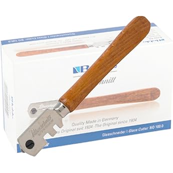 Glass cutter silver cut