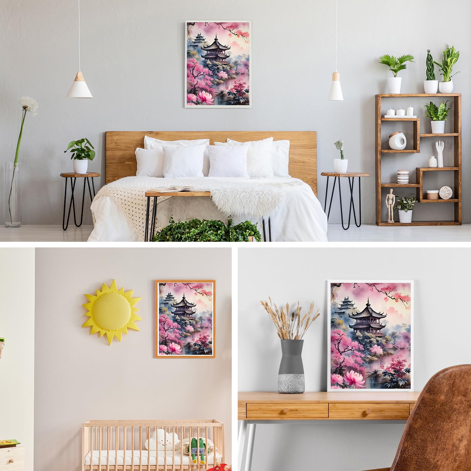 SusggO Diamond Painting Set De Peinture Diamant 30 X 40 Cm Diamant Painting Kit Complet Accessoires DIY 5D Tableau Point De Croix Broderie Artisanat