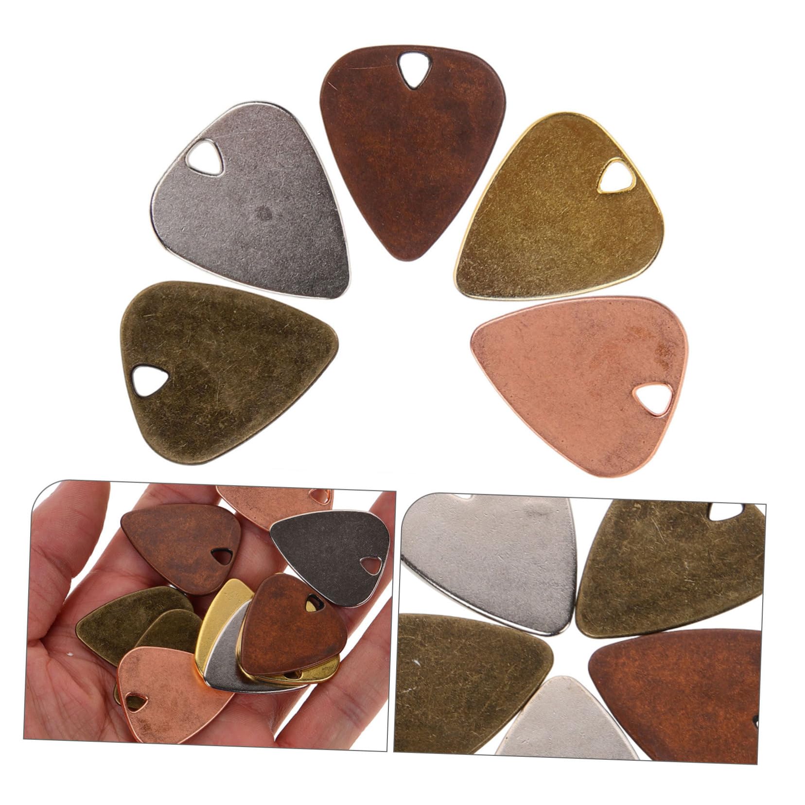 LIFKOME Plettro Per Chitarra Plettro Per Il Basso Plettri Per Chitarra Plettri Di Mandolino Plettri Per Banjo Plettri Bassi Plettro Per Basso Plettro Basso Lega Di Zinco